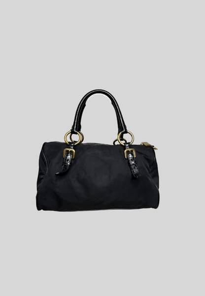 Prada Tessuto Pietre Jeweled Nylon Bag