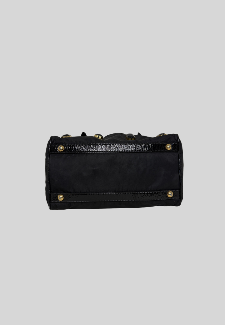 Prada Tessuto Pietre Jeweled Nylon Bag