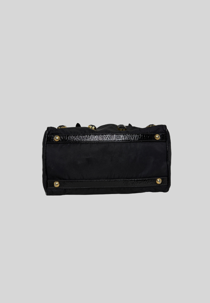 Prada Tessuto Pietre Jeweled Nylon Bag