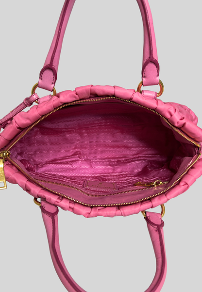 Prada Tessuto Gaufre Handle Bag