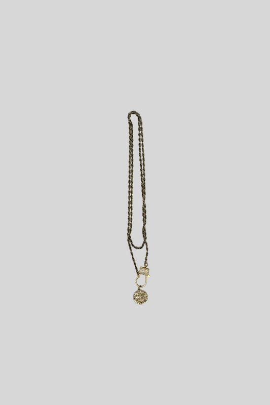 Chanel Paris Dubai Pendant on Authentic Chanel 33" Rope Chain