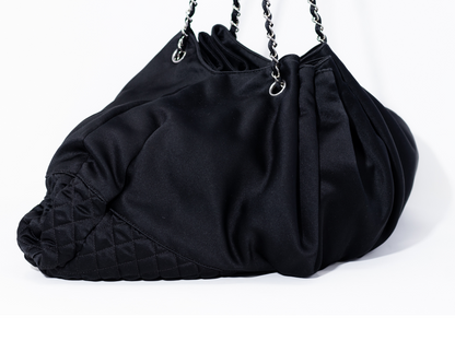 Chanel Satin Melrose Cabas Large Tote