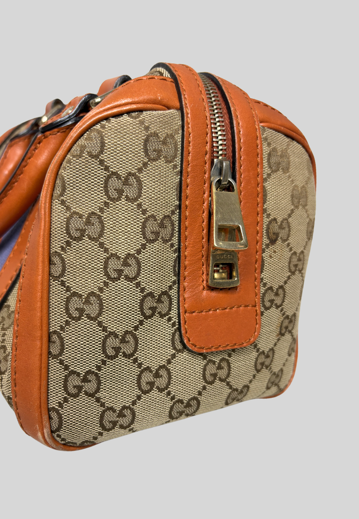 Gucci Small GG Canvas Web Joy Boston Bag