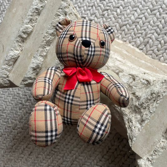 Burberry's Of London Signature Nova Checkered Plaid Teddy Bear