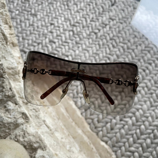 Gucci Shield Gradient Sunglasses