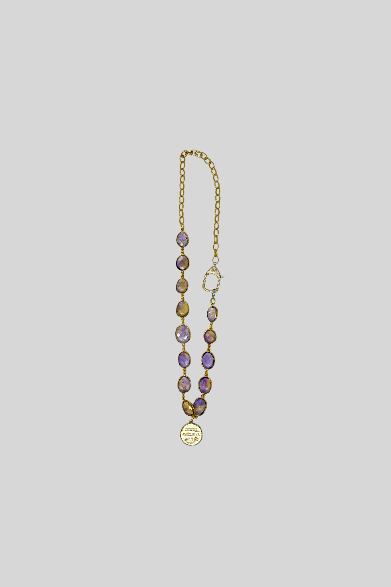 Chanel Paris Dubai Pendant on Ametriet 24" Chain