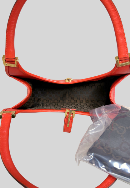 Gucci Joy Bardot Red Handle Bag