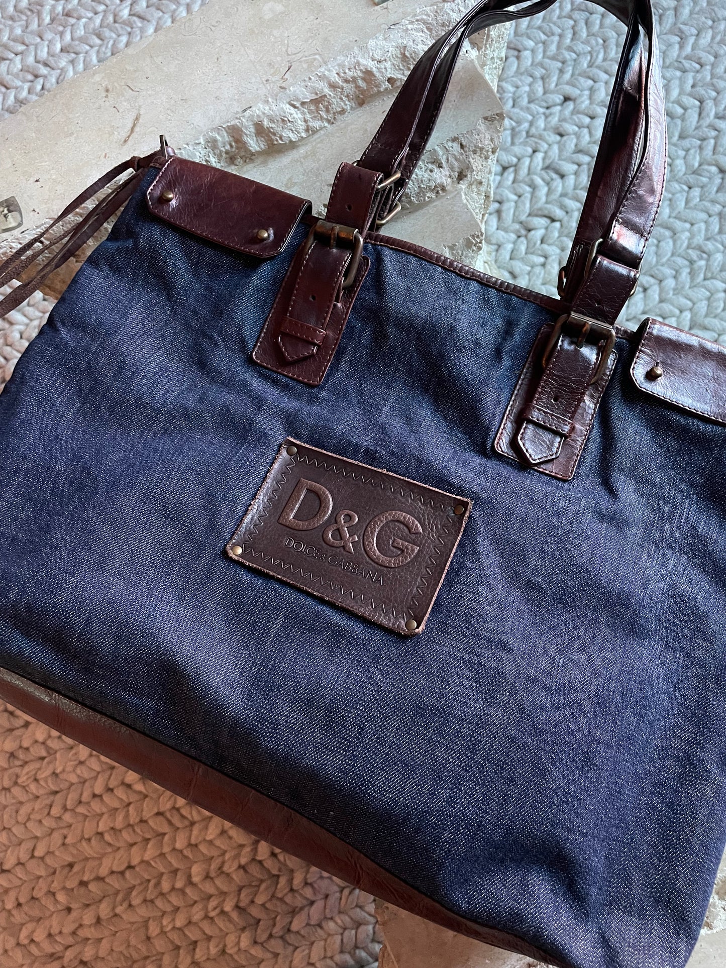 D&G Denim Tote Bag