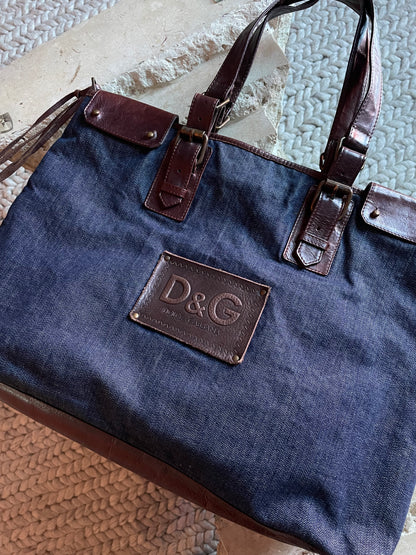 D&G Denim Tote Bag