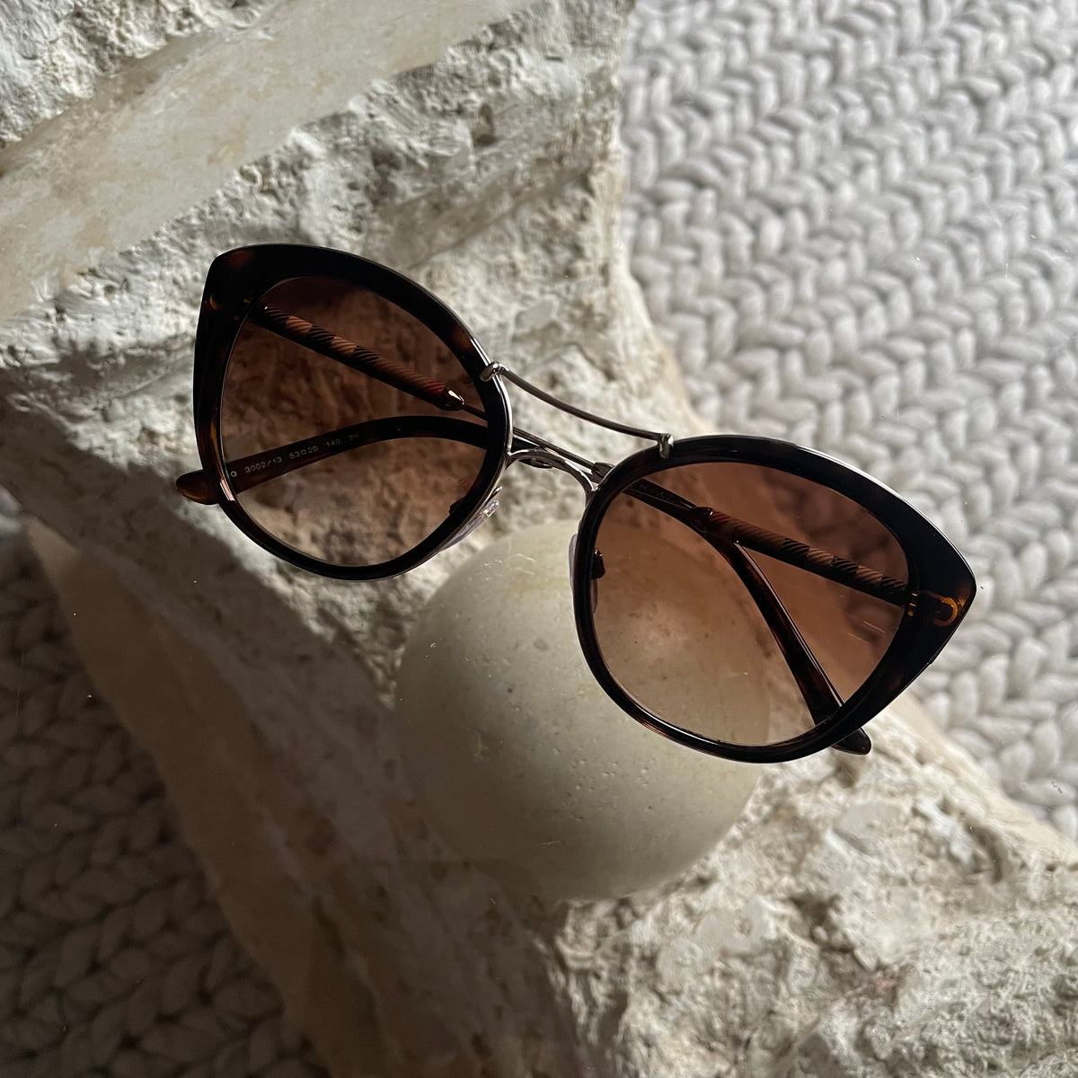 Burberry Dark Havana High Bridge Brown Gradient Sunglasses Burberry Arden BE4391 3002/13 Sunglasses - US main image 3