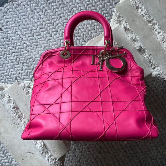 Christian Dior Medium Cannage Granville Bag