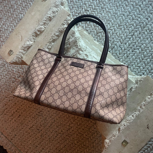 Gucci GG Joy Supreme Coated Canvas Tote