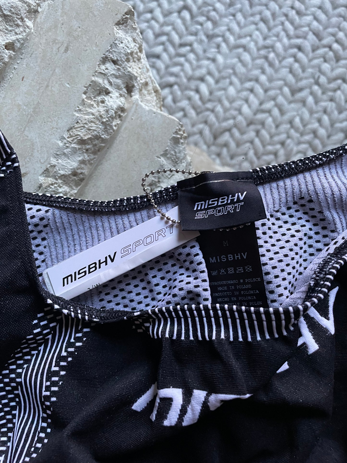 MISBHV Black Active Sports Bra