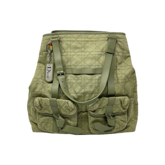 Christian Dior Cannage Military Tote Bag