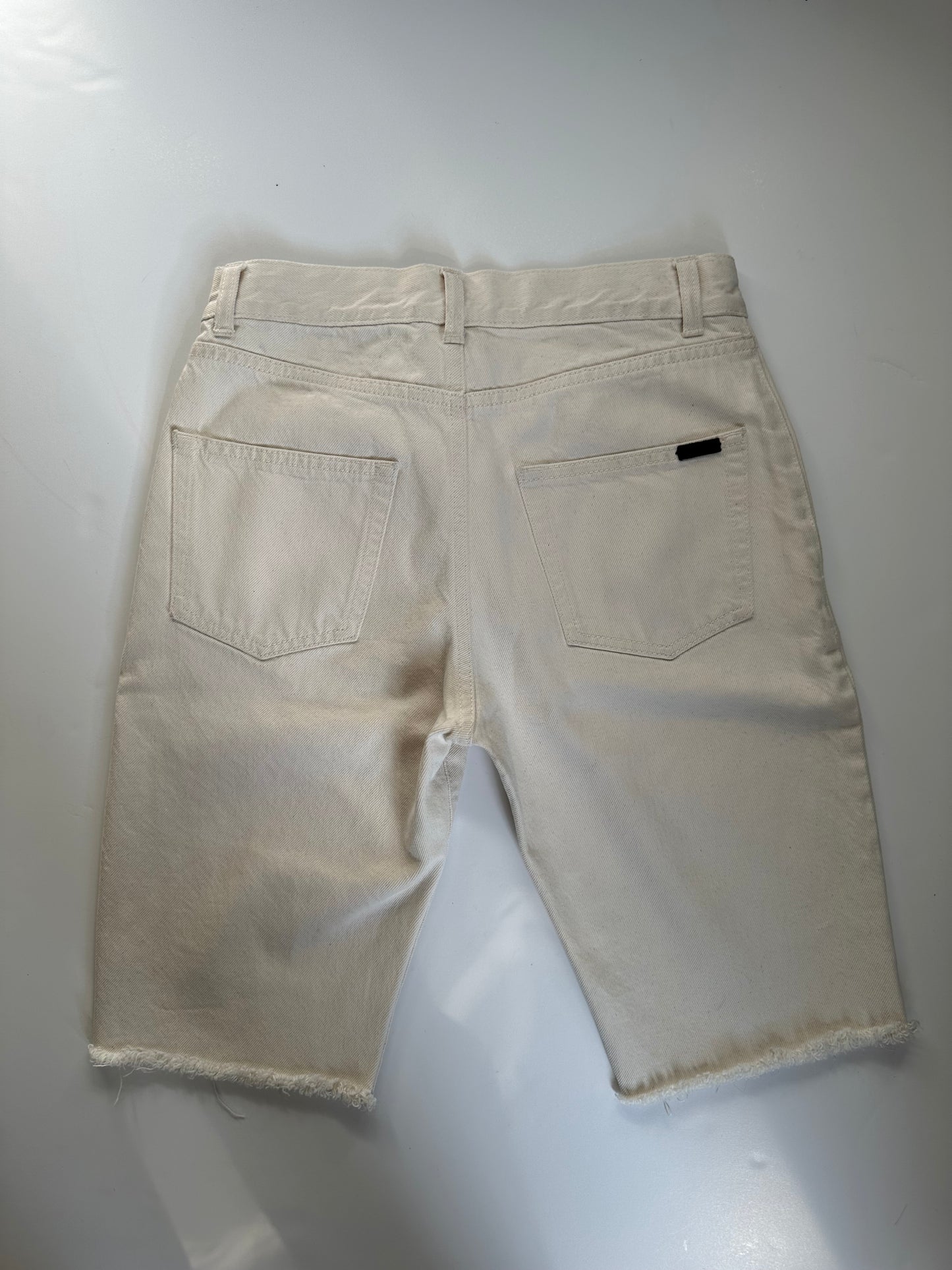 Saint Laurent Mid-Rise Slim Cut Shorts