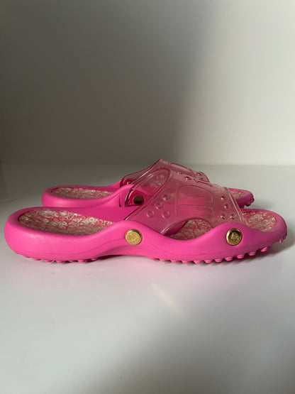 Dior Trotter Monogram Jelly Slides