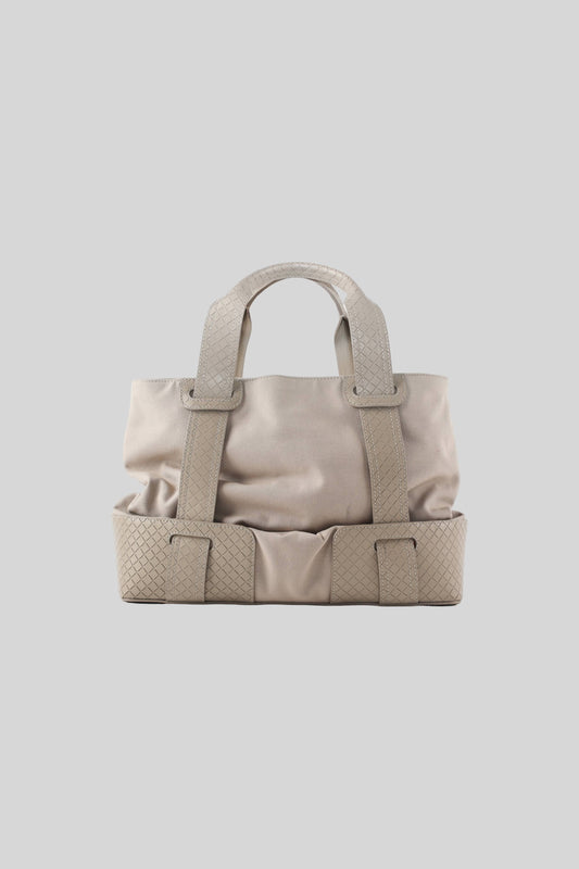 Bottega Veneta Intercciato Accordion Tote