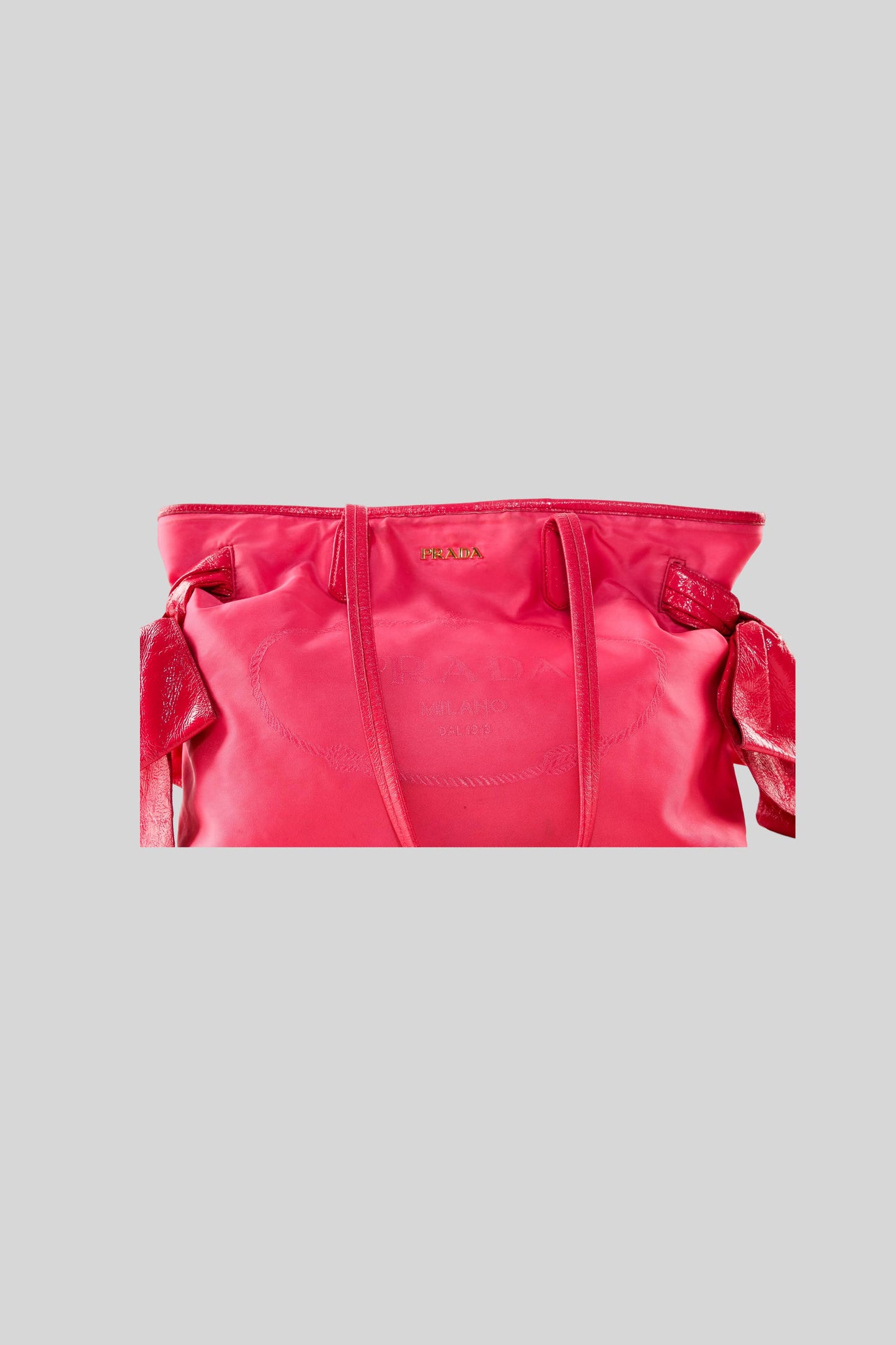 Prada Tessuto Logo Tote