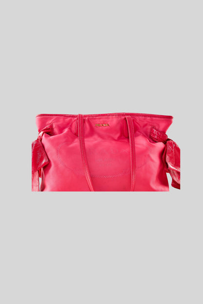 Prada Tessuto Logo Tote