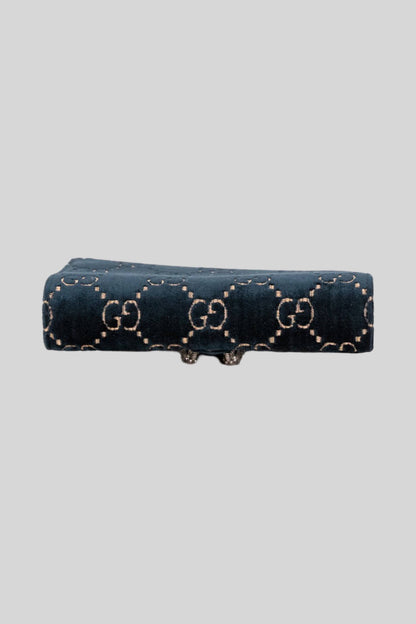 Gucci Dionysus Chain Wallet GG Velvet
