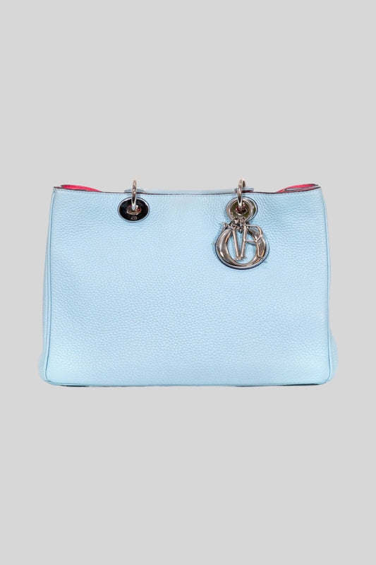 Dior Diorssimo Light Blue Large Tote