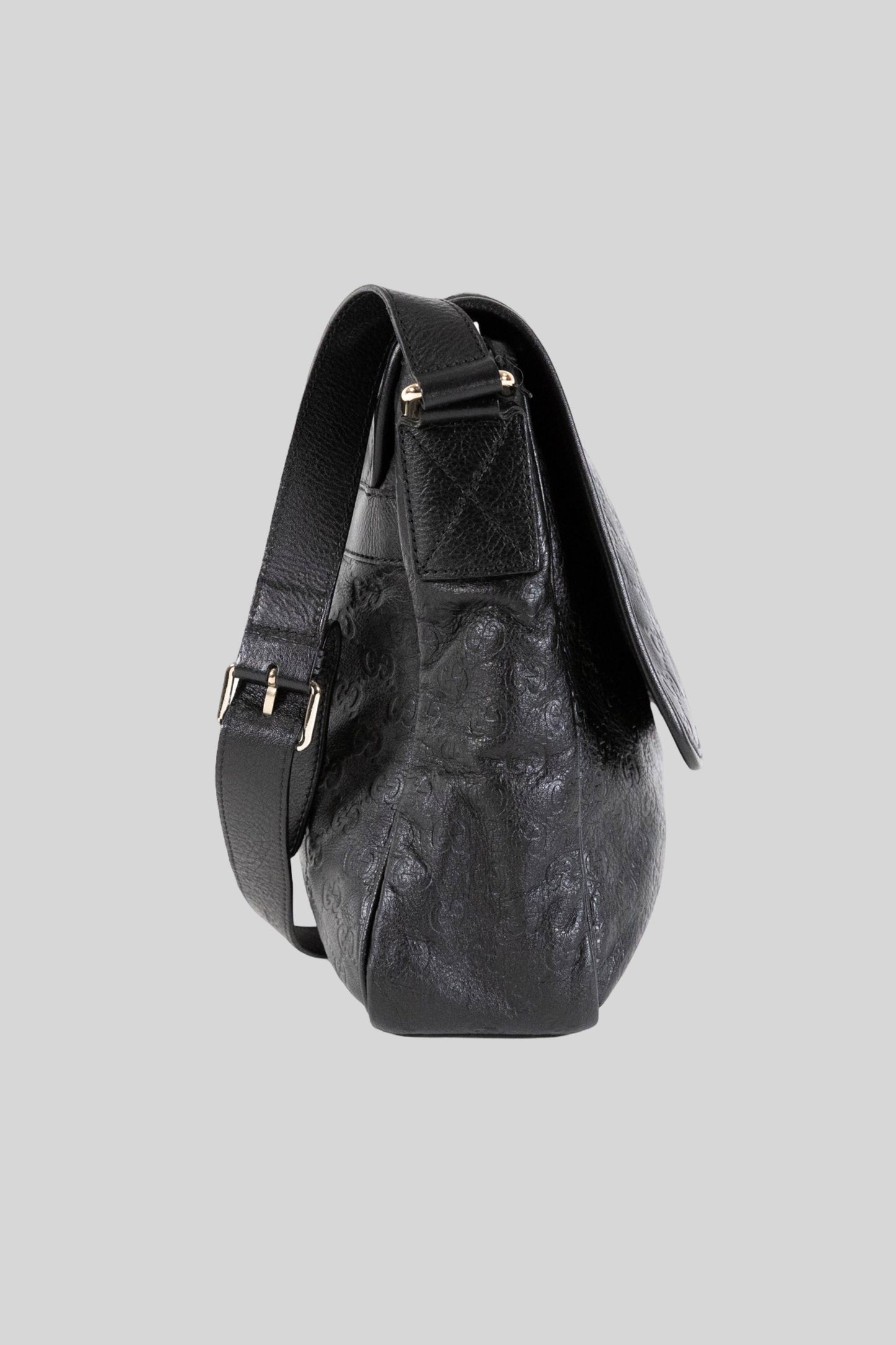 Gucci Guccissma Leather Messenger Bag
