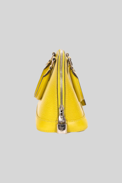 Louis Vuitton Yellow Epi Alma PM