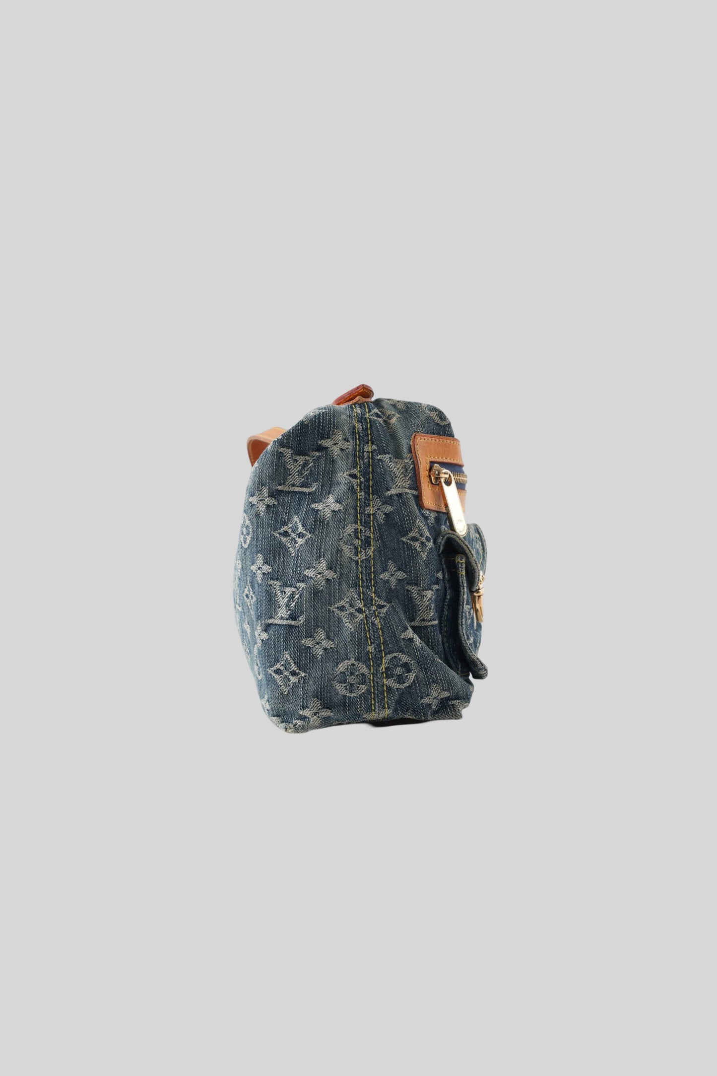 Louis Vuitton FW 2007 Denim PM Shoulder Bag