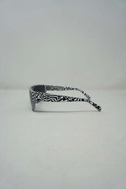 Celine Shield Black and White Sunglasses