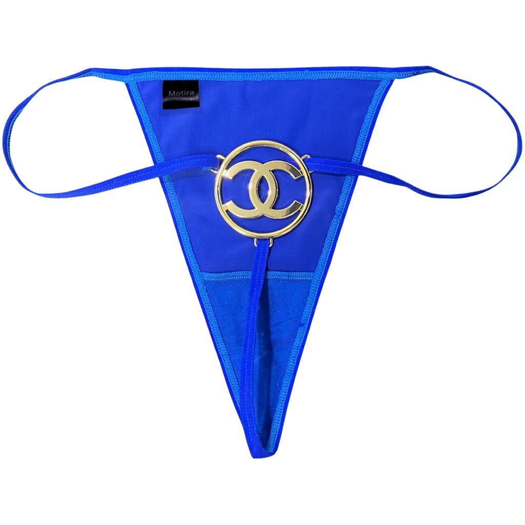 Chanel Reworked Thong  Royal Blue – My Next Fit