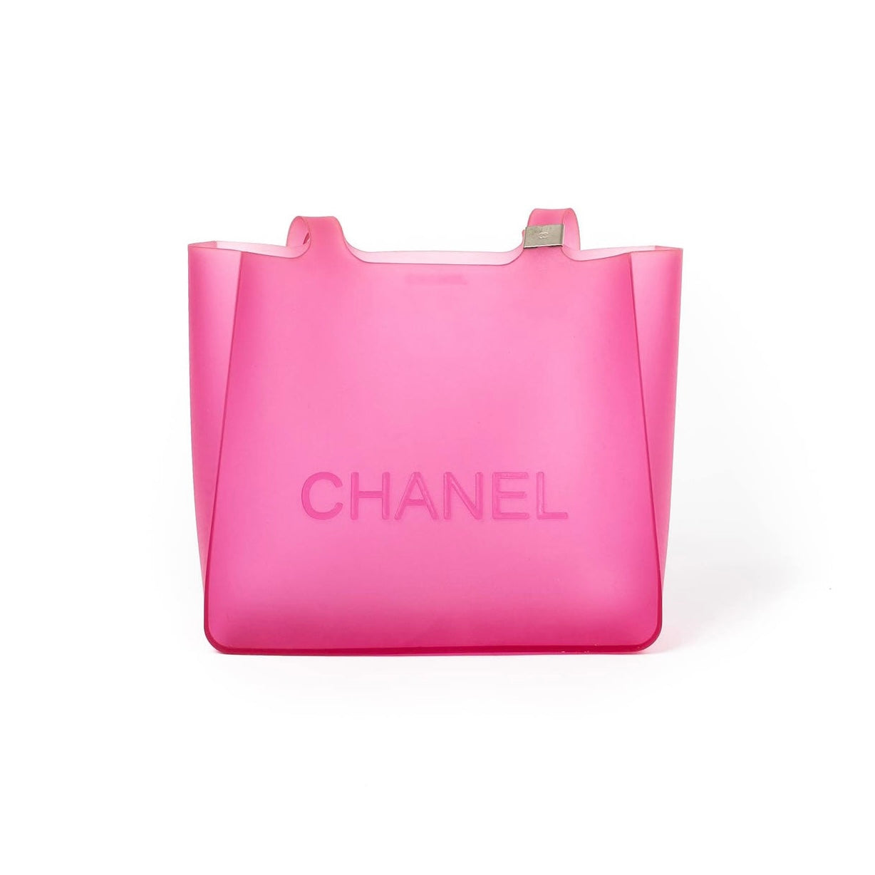 Reworked authentic Chanel make-up bag.