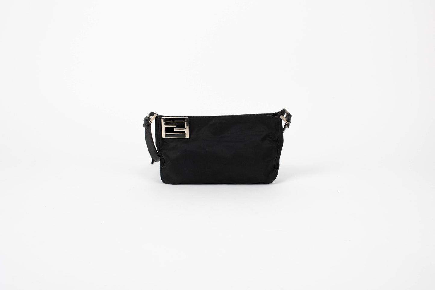 Fendi Black Nylon Shoulder Bag