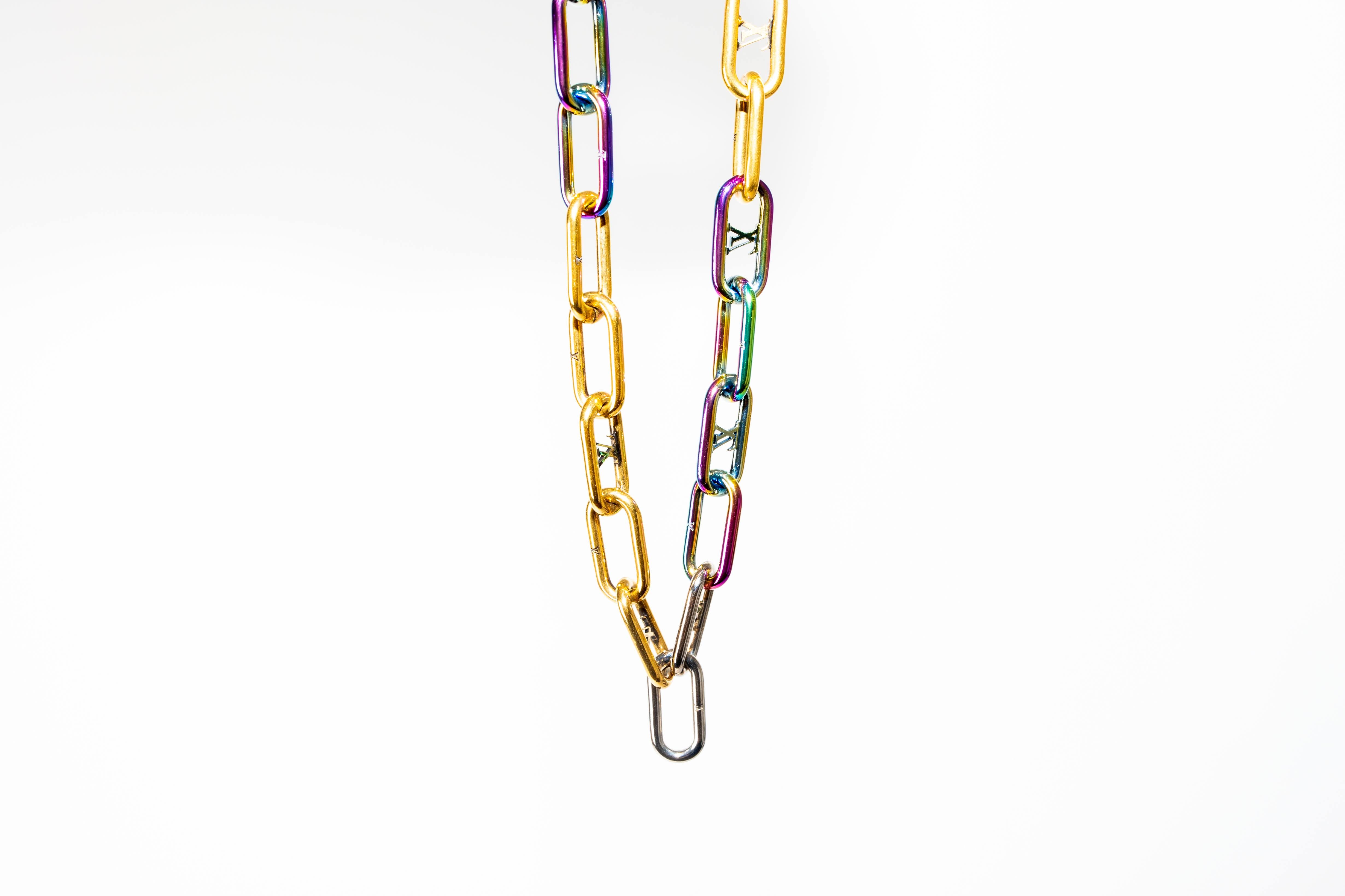 Louis Vuitton Virgil Abloh Signature Chain Necklace – My Next Fit