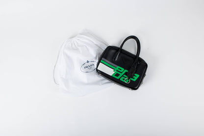 Prada Bauletto Printed City Calf Bag