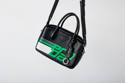 Prada Bauletto Printed City Calf Bag
