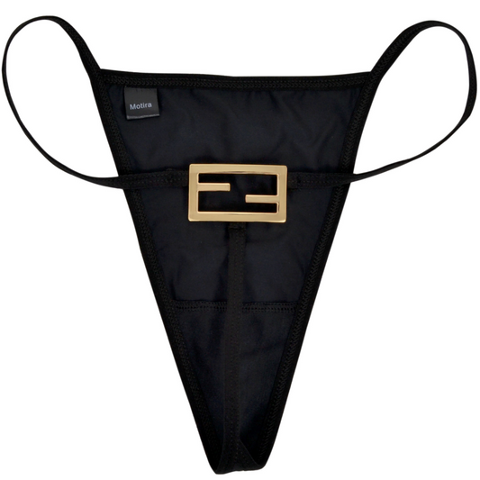 Fendi Reworked Thong | Black