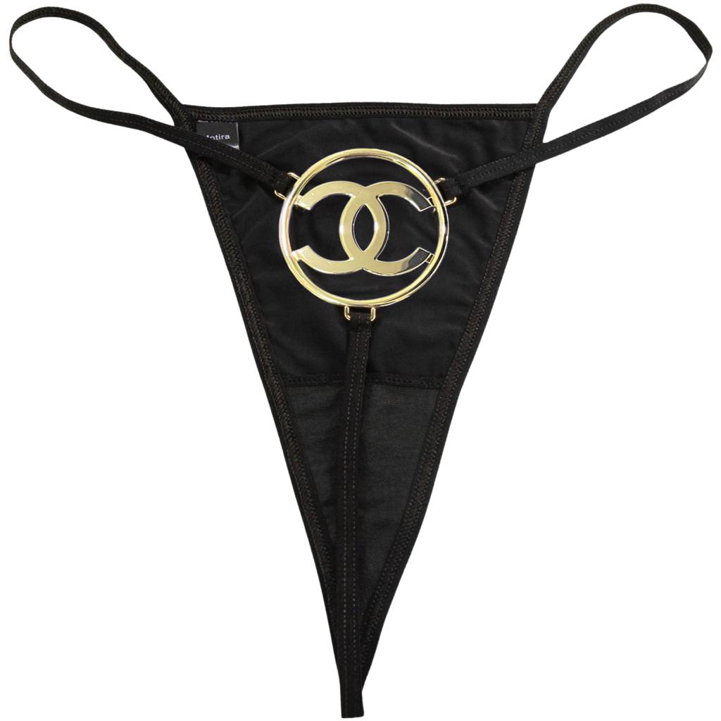 Chanel Reworked Thong  Black – My Next Fit
