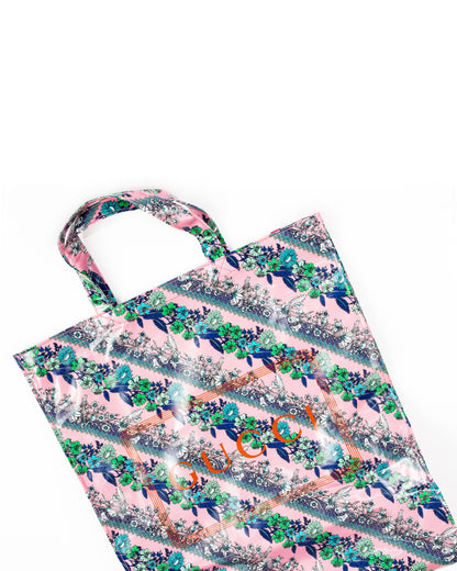 Gucci Monte Carlo Floral Logo Tote