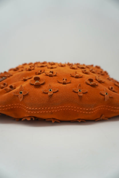 Louis Vuitton Fleurs Onatah GM Monogram Suede Hobo Bag