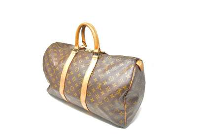 Louis Vuitton Keepal 45 Boston Duffle Bag