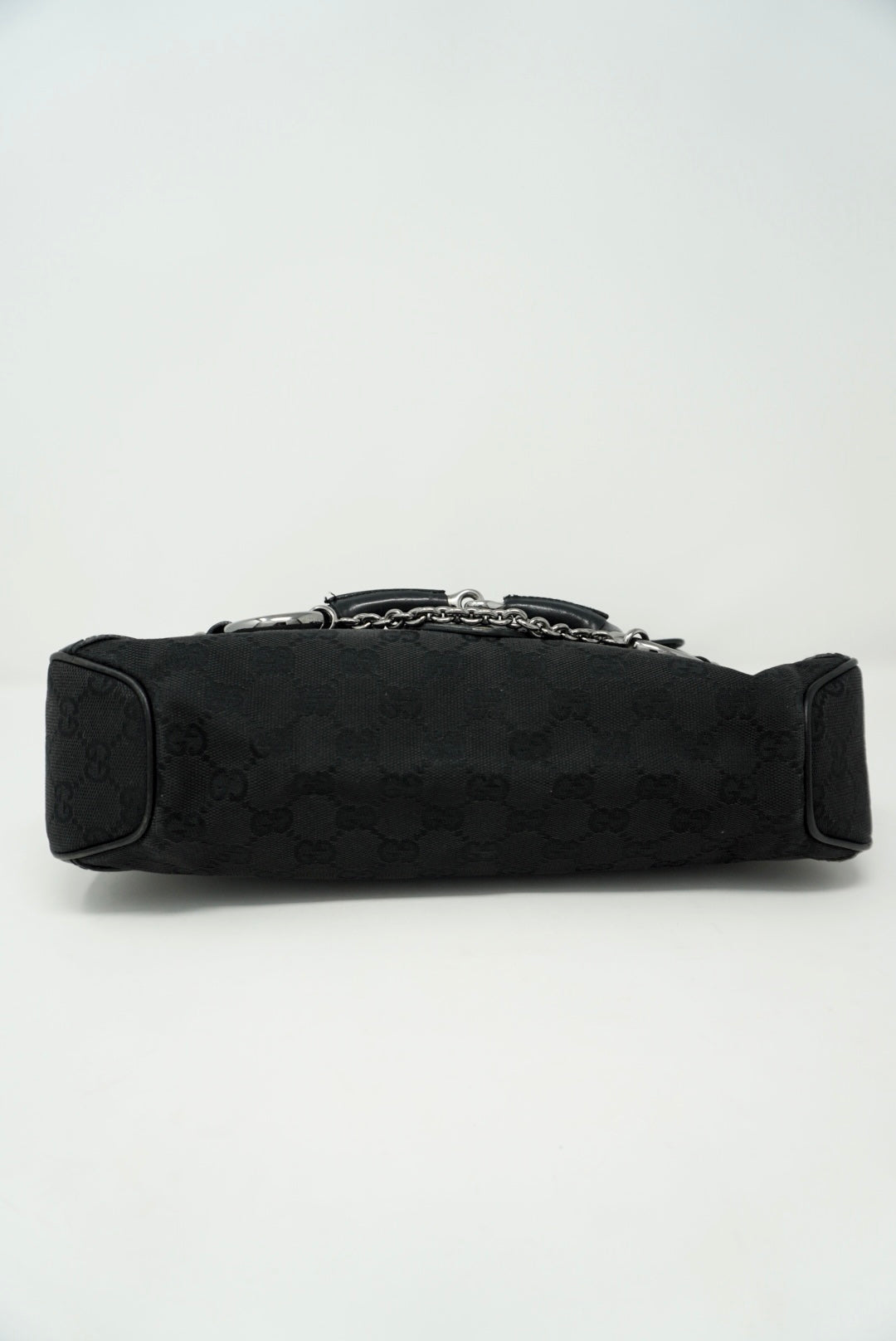 Gucci Horsebit W/ Chain Studded Shoulder Bag