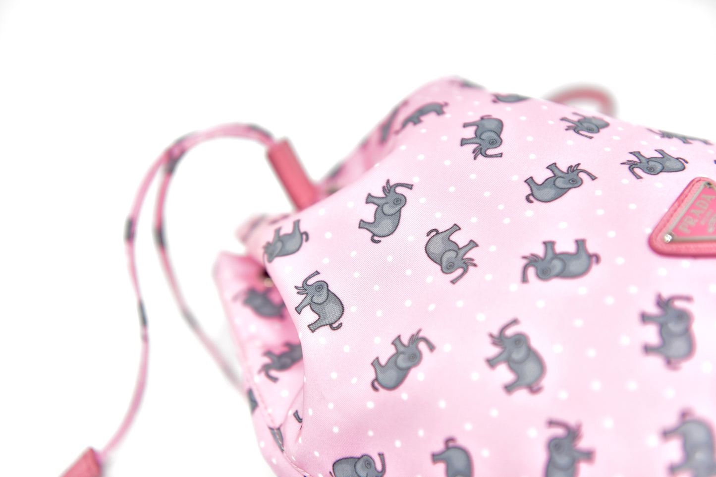 Prada Elephant Mini Drawstring Bag
