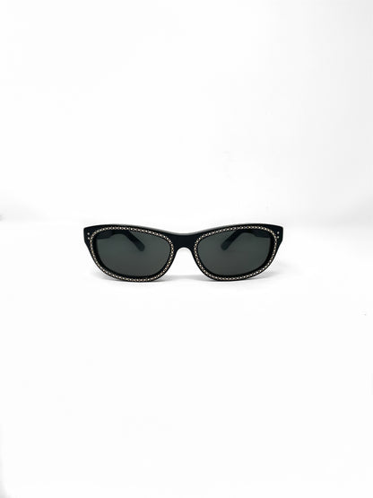 Celine Rhinestone Trim Sunglasses