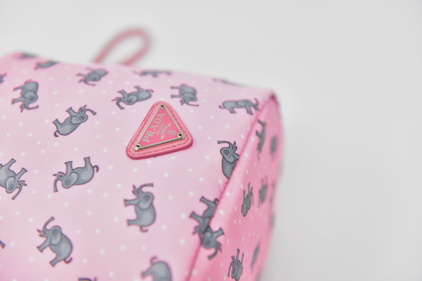 Prada Elephant Mini Drawstring Bag