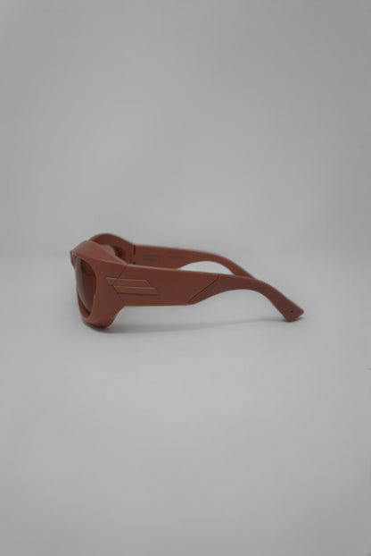 Bottega Veneta 63MM Sport Wrap Sunglasses | Pink