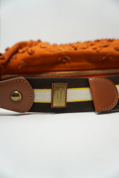 Louis Vuitton Fleurs Onatah GM Monogram Suede Hobo Bag
